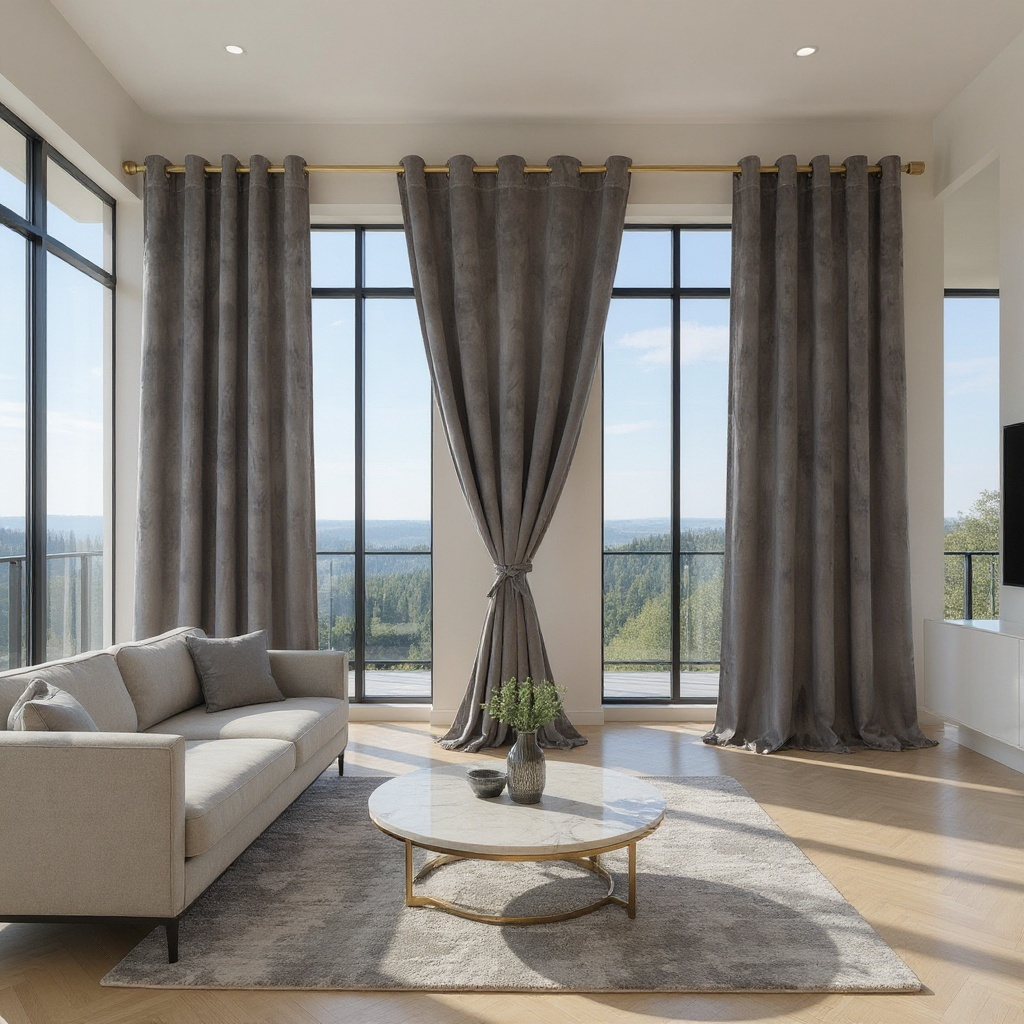 Custom Premium Velvet Blackout Curtains