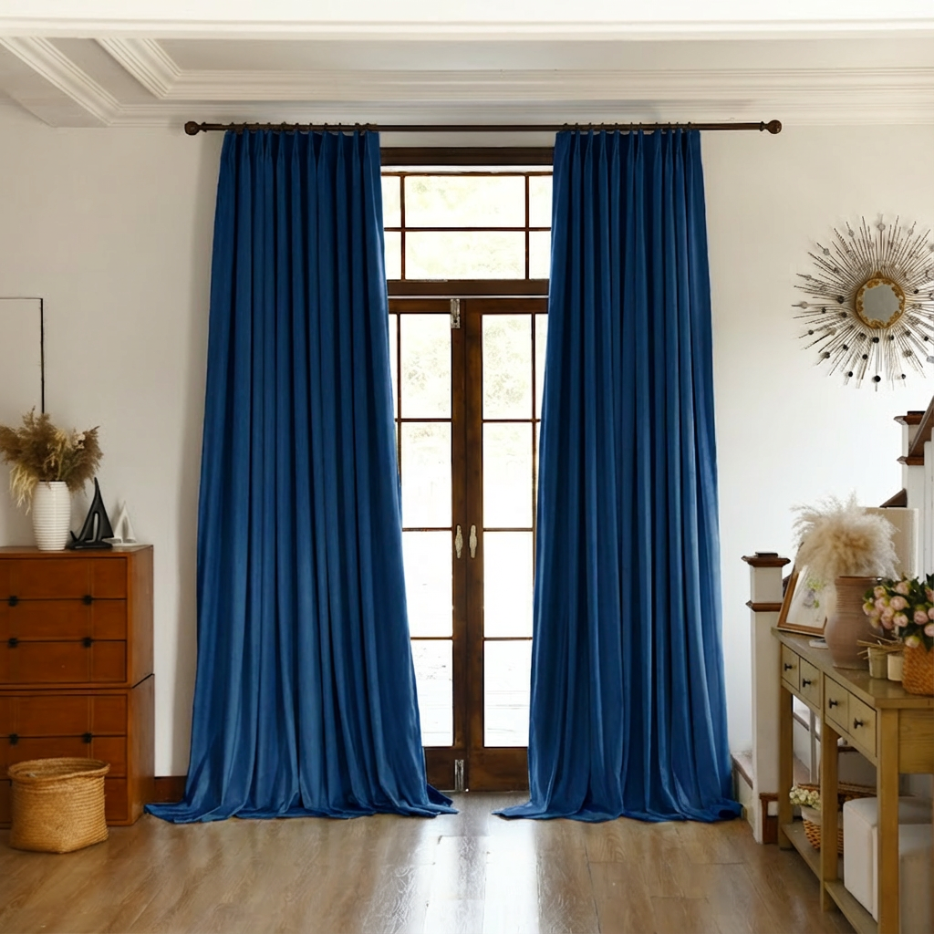 Custom Premium Velvet Blackout Curtains