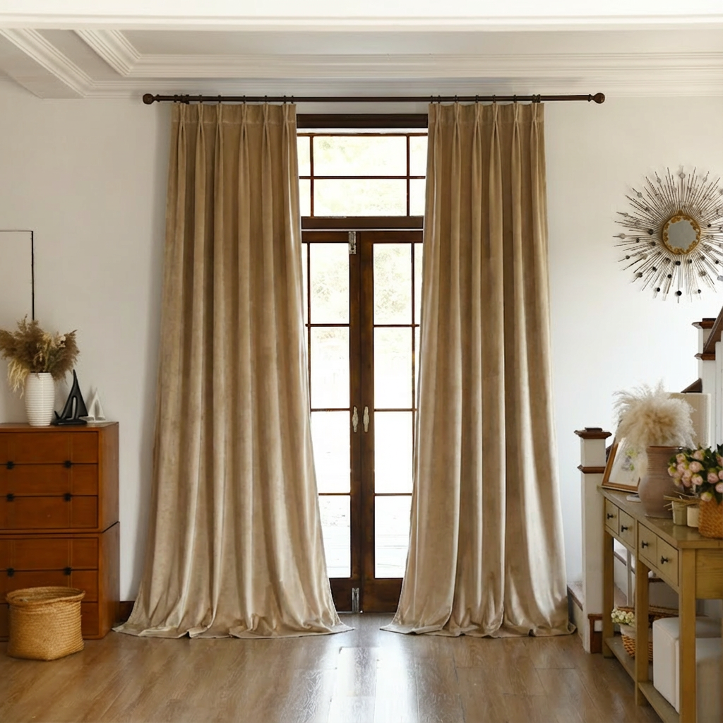 Custom Premium Velvet Blackout Curtains