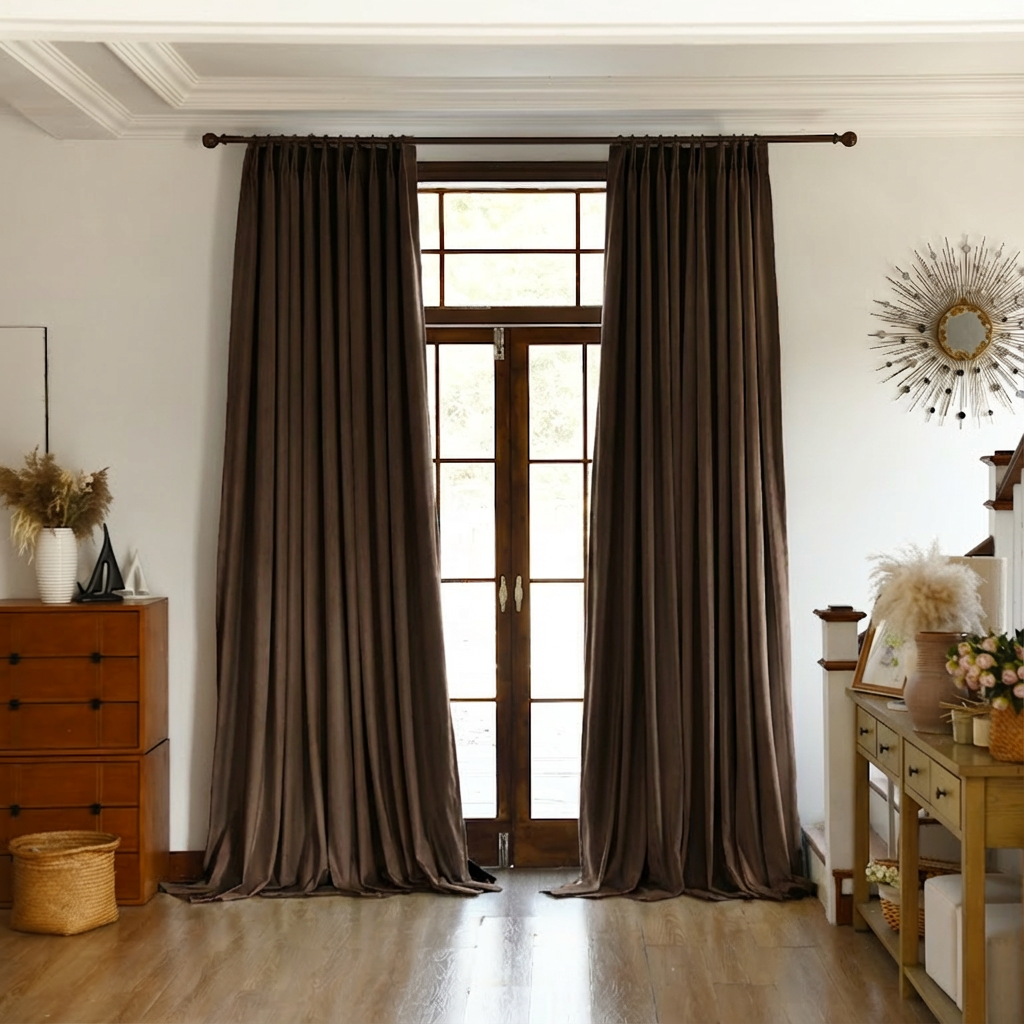 Custom Premium Velvet Blackout Curtains
