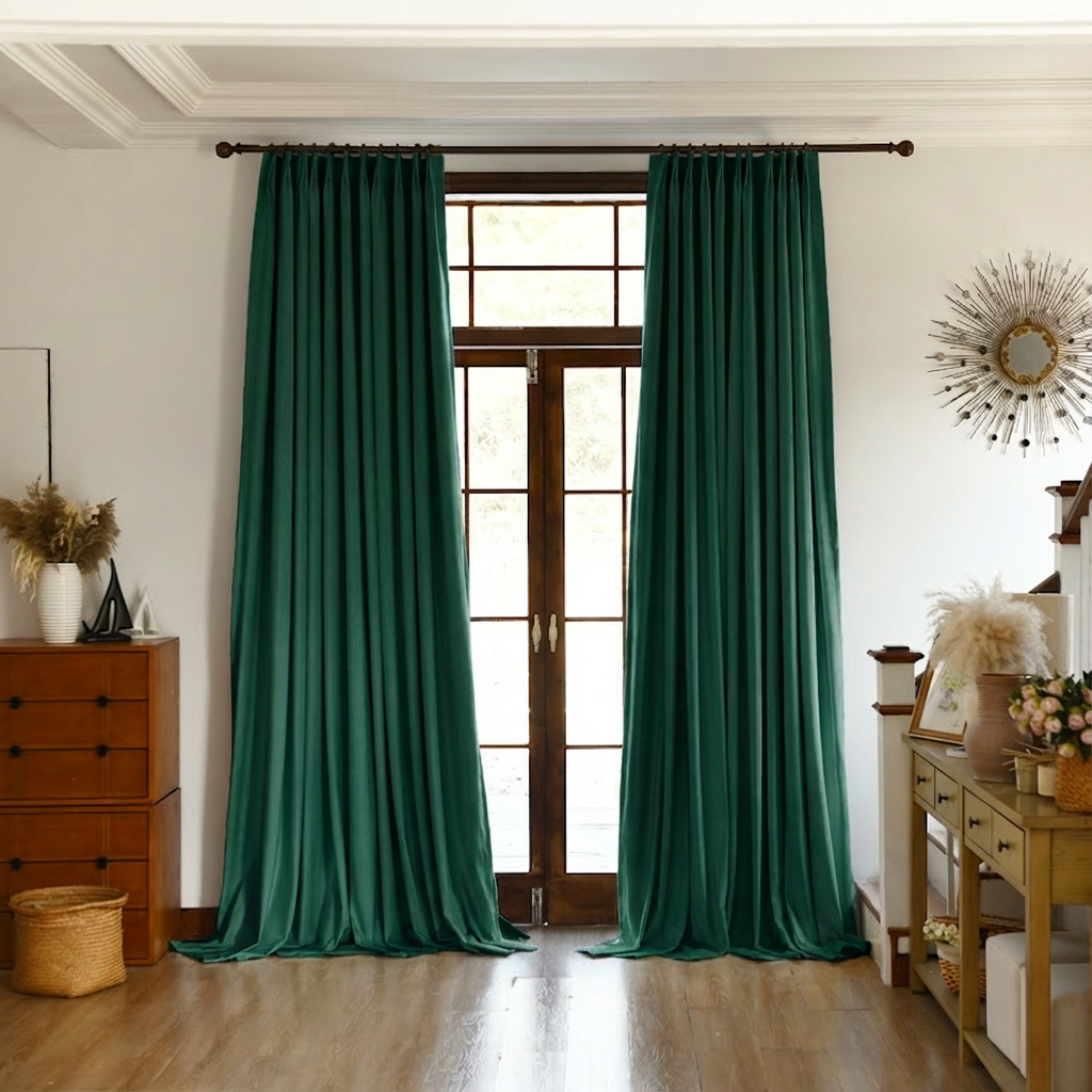 Custom Premium Velvet Blackout Curtains