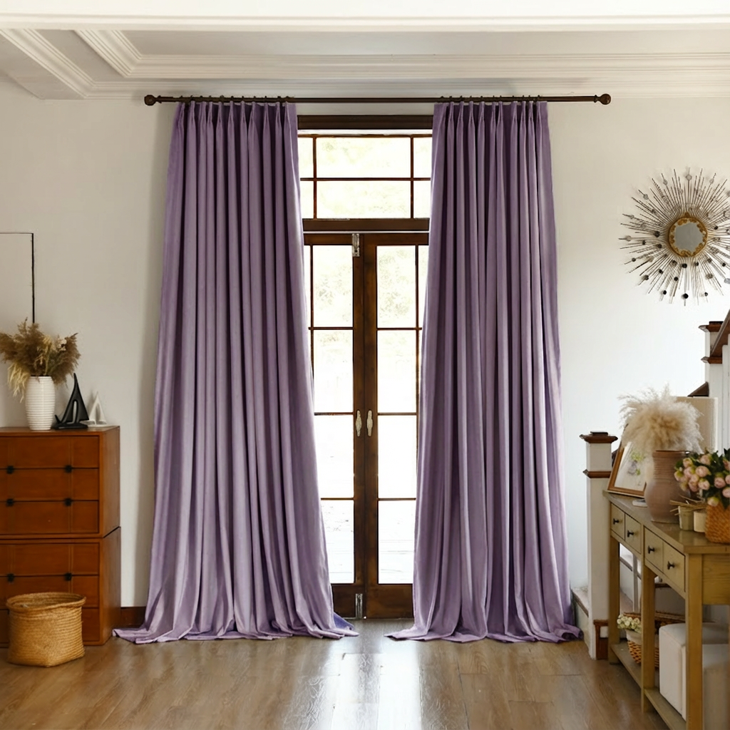 Custom Premium Velvet Blackout Curtains
