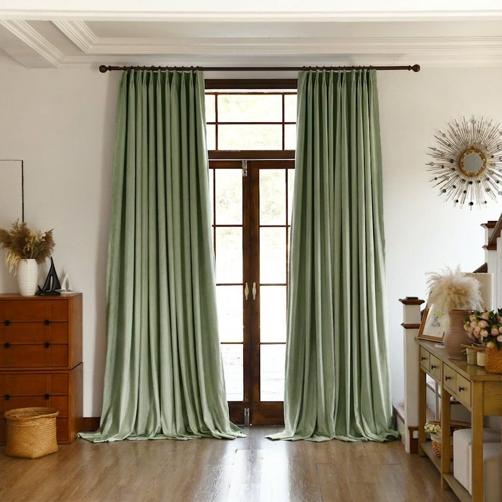 Custom Premium Velvet Blackout Curtains