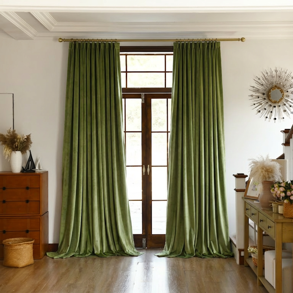 Custom Premium Velvet Blackout Curtains