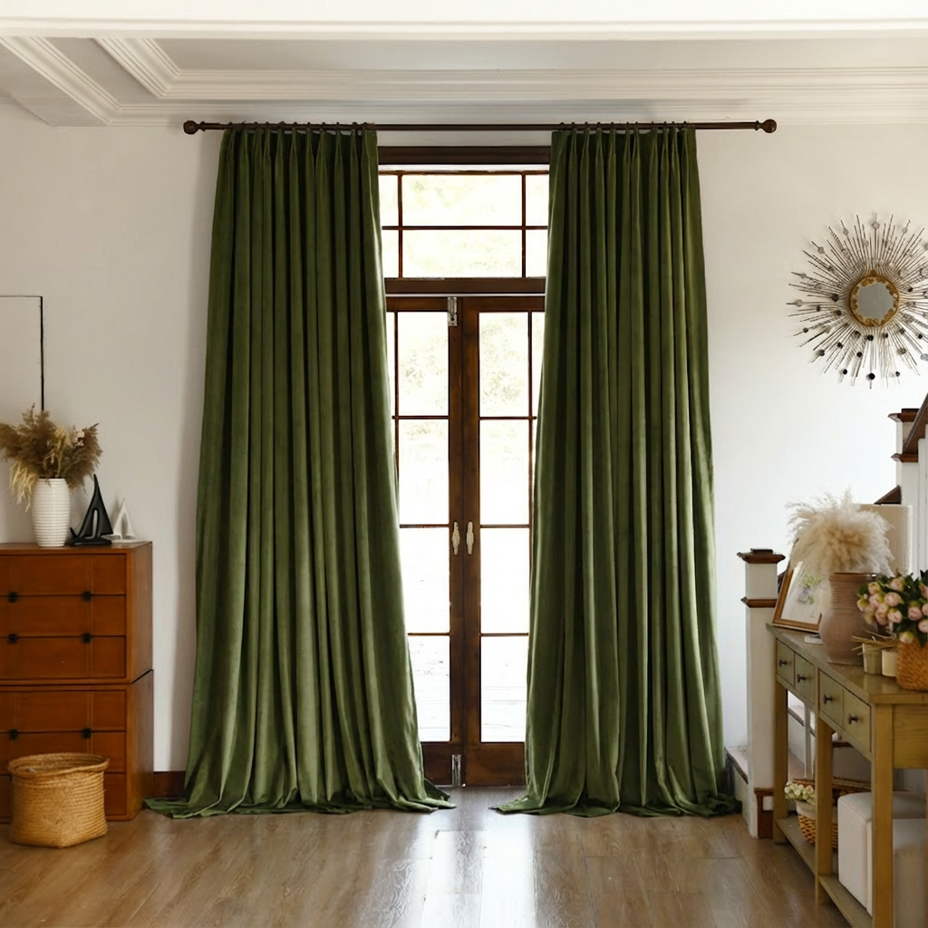 Custom Premium Velvet Blackout Curtains