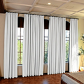 Custom Luxury Silk-Fiber Blackout Curtains