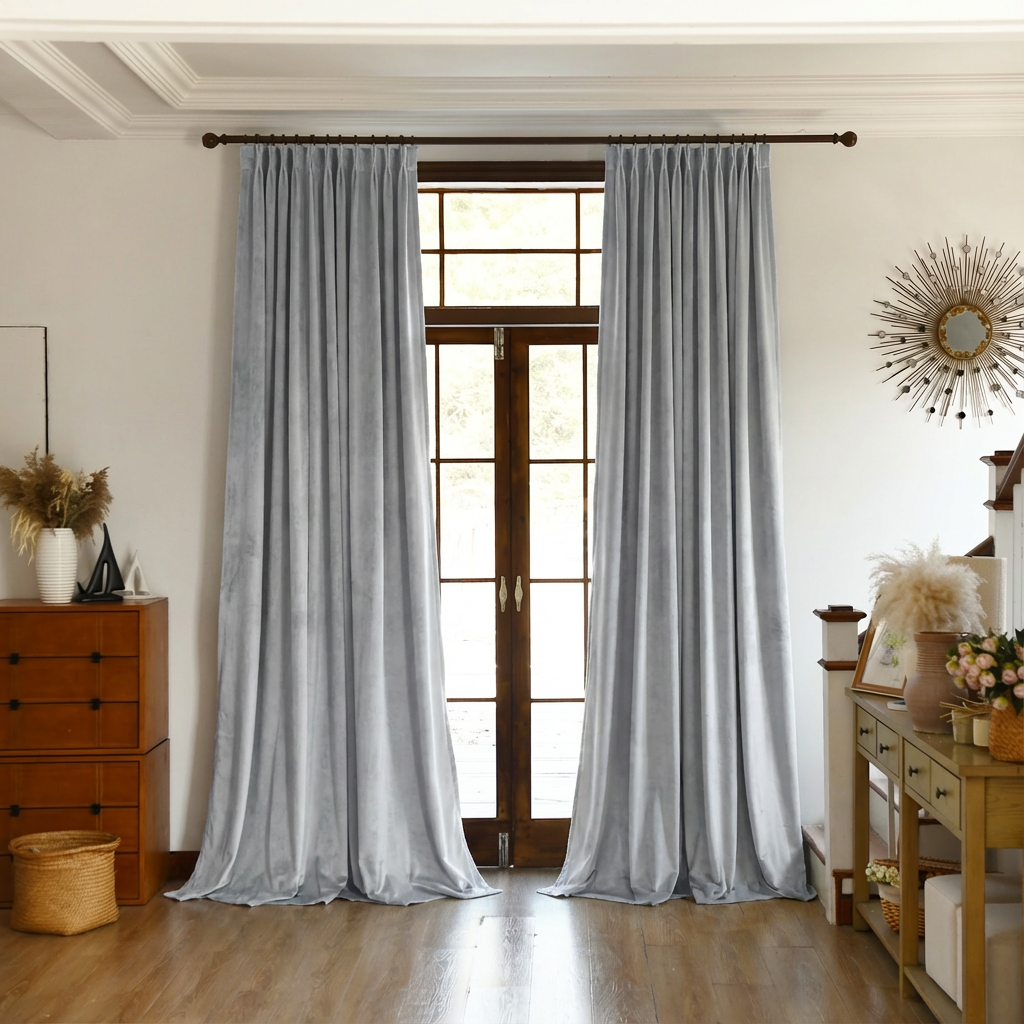 Custom Premium Velvet Blackout Curtains