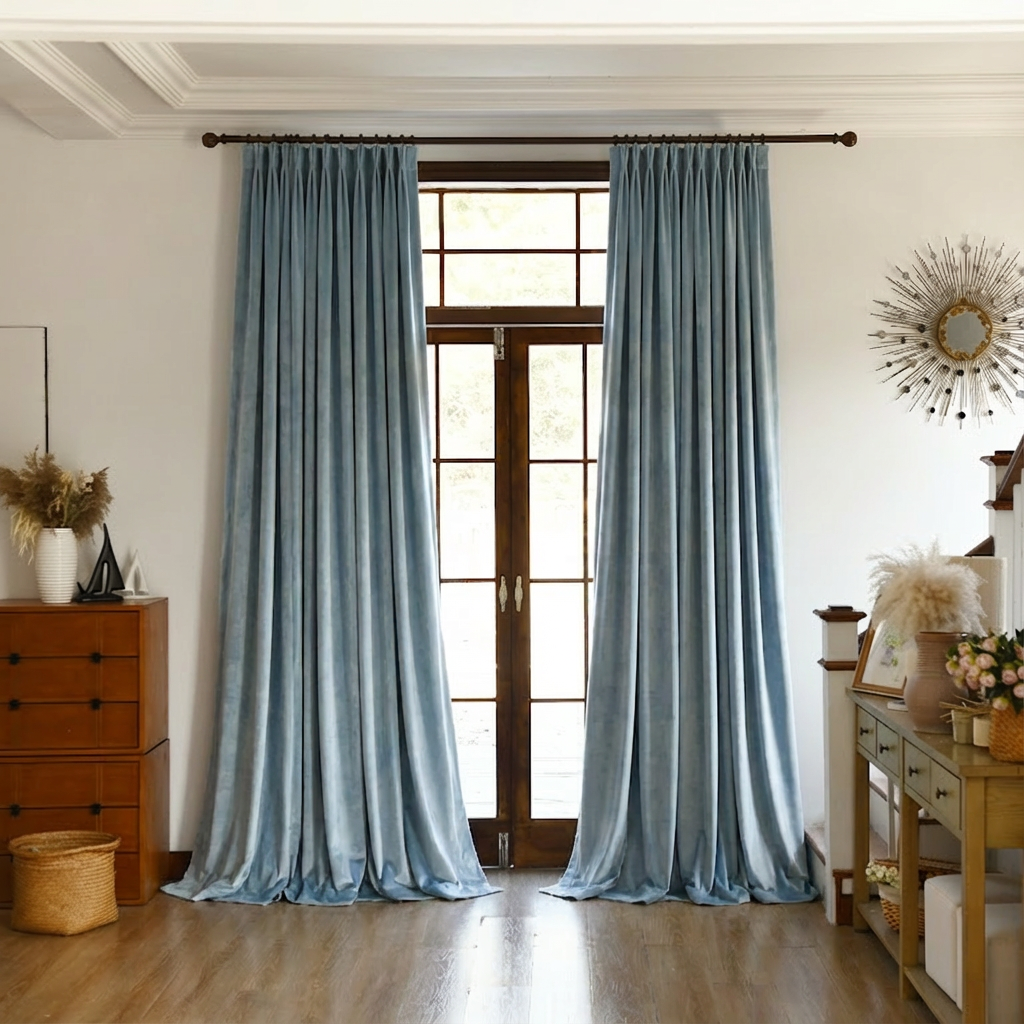 Custom Premium Velvet Blackout Curtains
