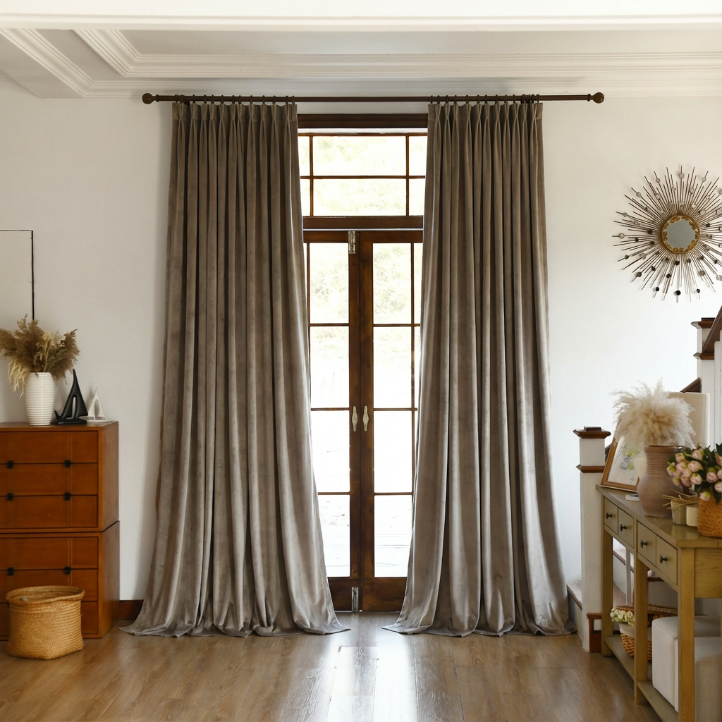 Custom Premium Velvet Blackout Curtains