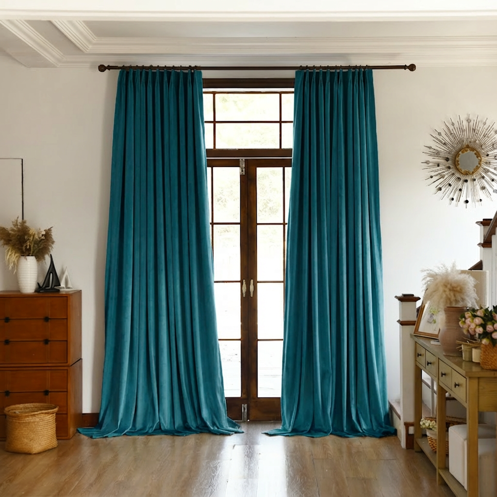 Custom Premium Velvet Blackout Curtains